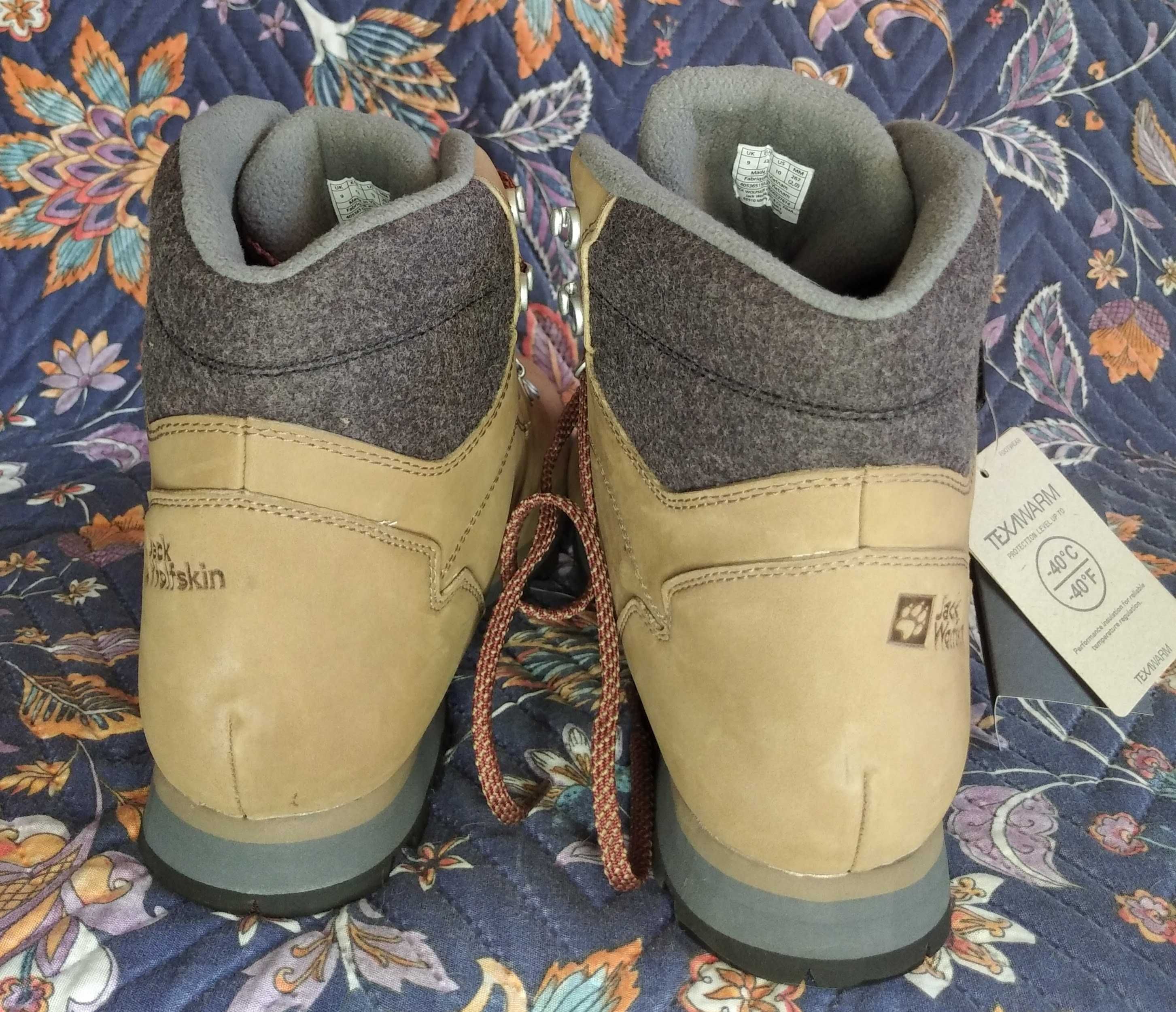 Нові зимові черевики Jack Wolfskin UK 9 (US 10, EUR 43, 26.7 см)