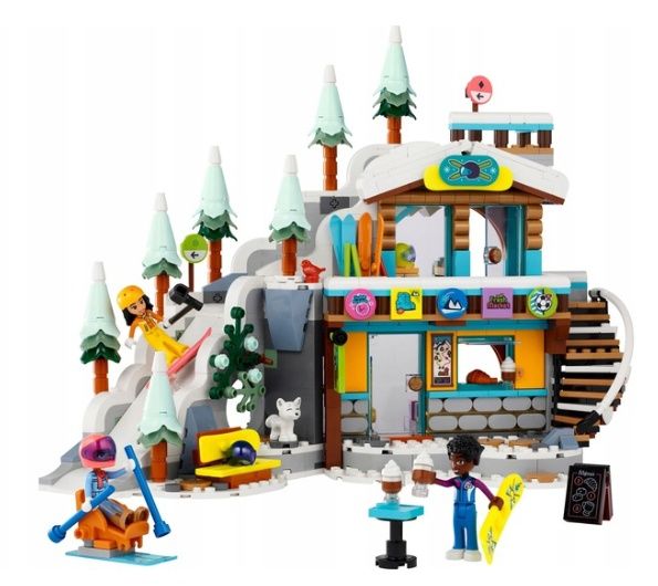 Zestaw LEGO Friends 41756 Ośrodek narciarski z kawiarnią