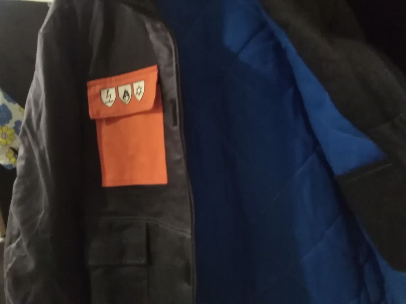 Spodnie kurtka robocza 182/100 trudno palne elektrostatyczne