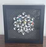 Zegar Clever Clocks unikat Hex L