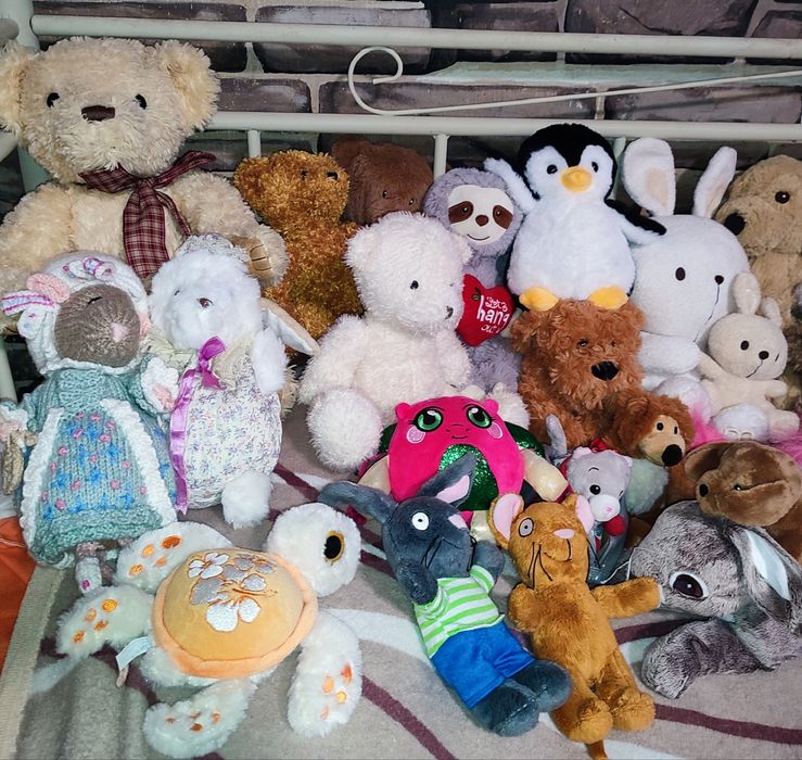 М'які колекційні іграшки Trudi, Jellycat, IKEA, mappet,