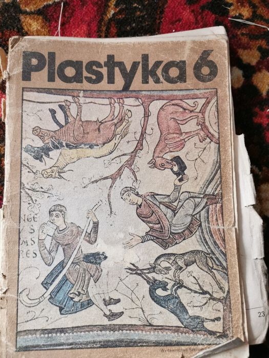 Plastyka 6 książka  prl antyk