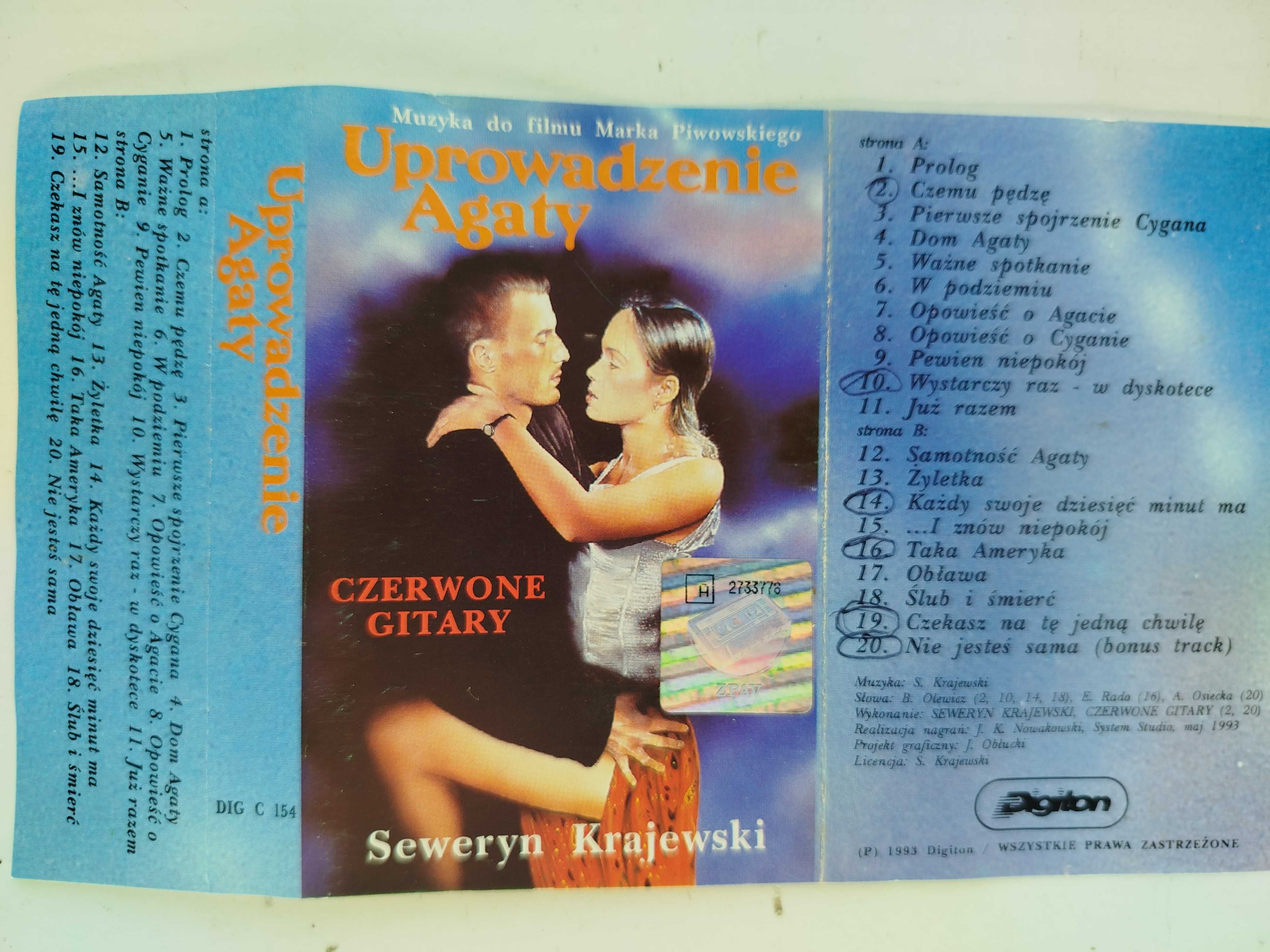 Uprowadzenie Agaty Krajewski muzyka filmowa kaseta