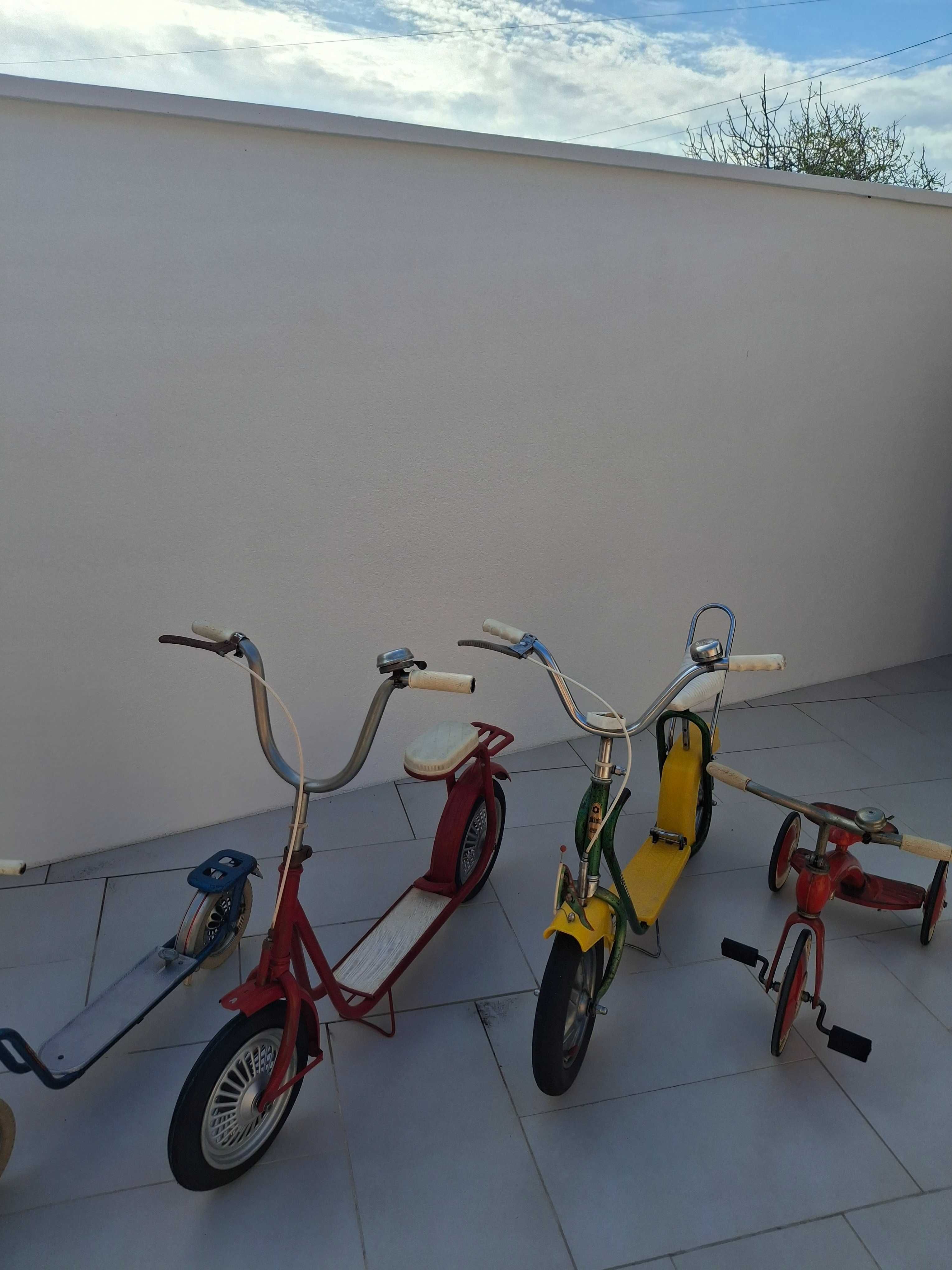 Triciclo trotinete vintage retro