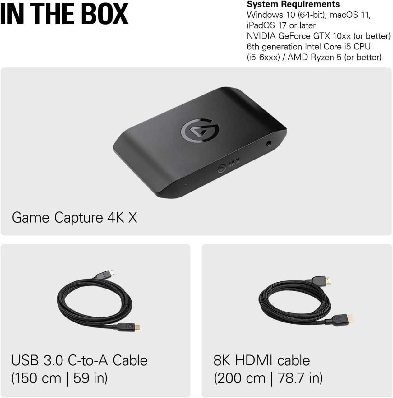 Устройство видеозахвата Elgato Game Capture 4K X 1 шт. NEW!