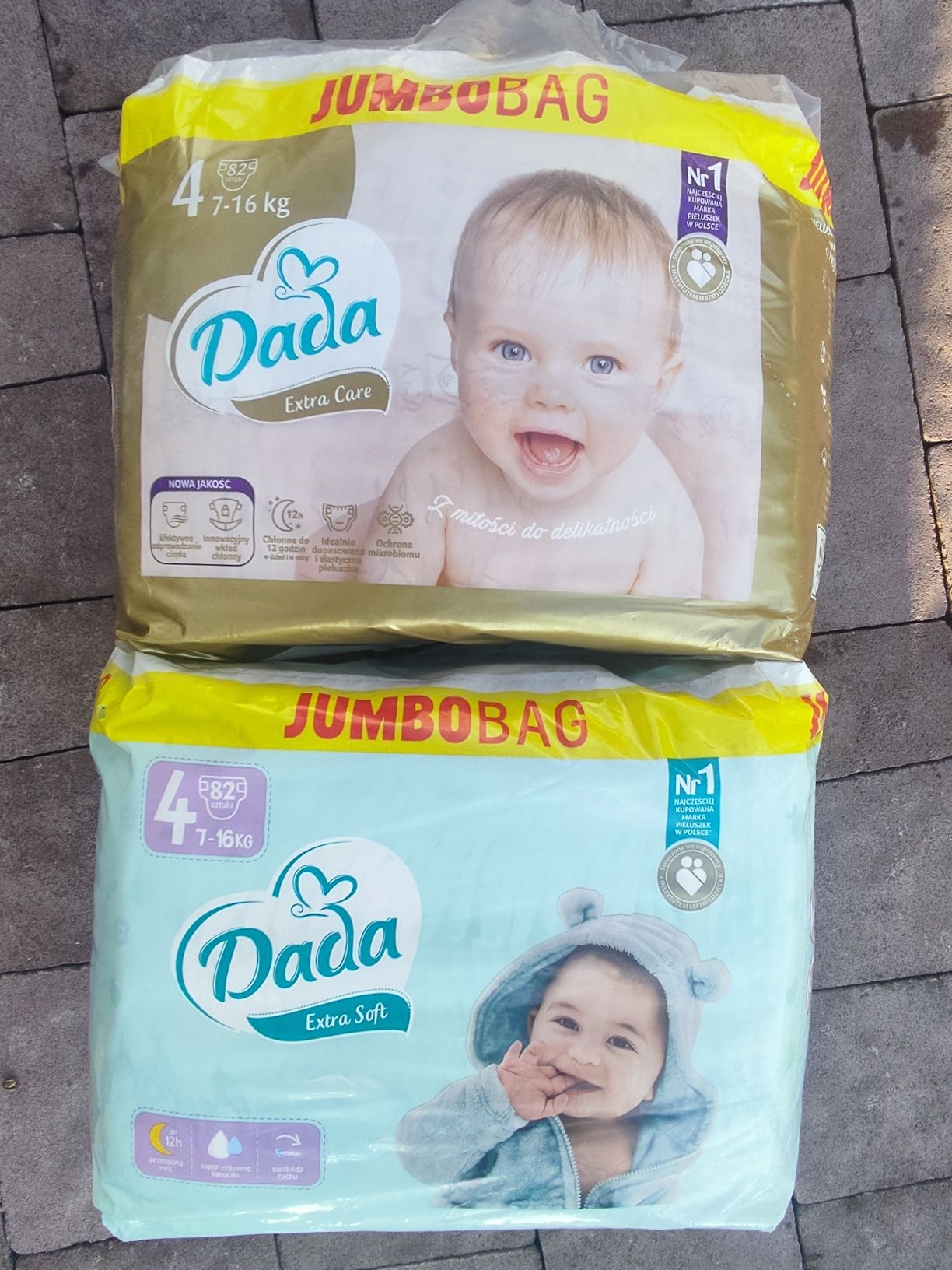 Підгузники Dada extra care та soft 4 , 82 шт