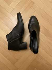 Ecco botki sztyblety buty na zime skórzane nowe 41