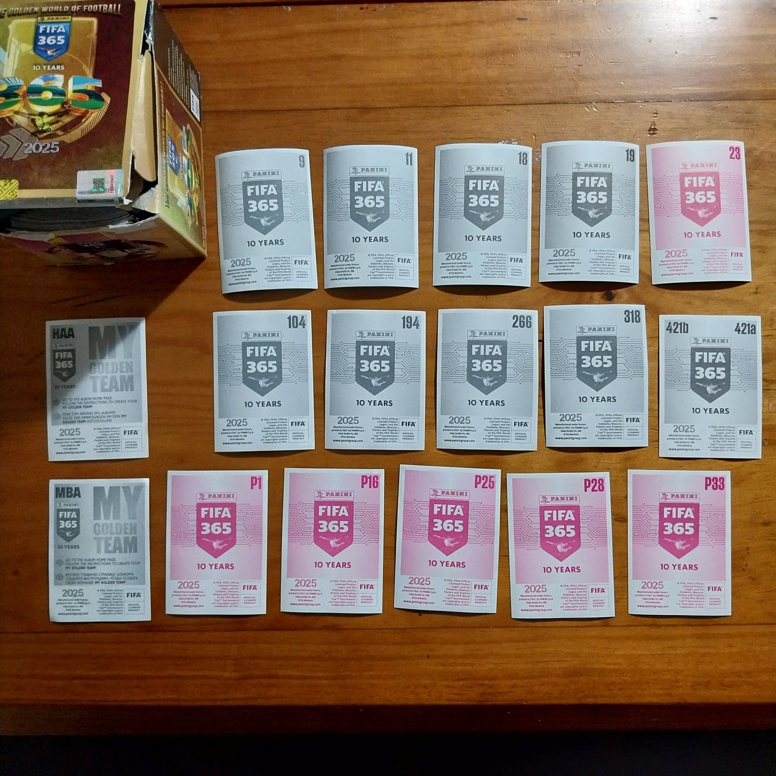 FIFA 2018/24 e 25  Panini