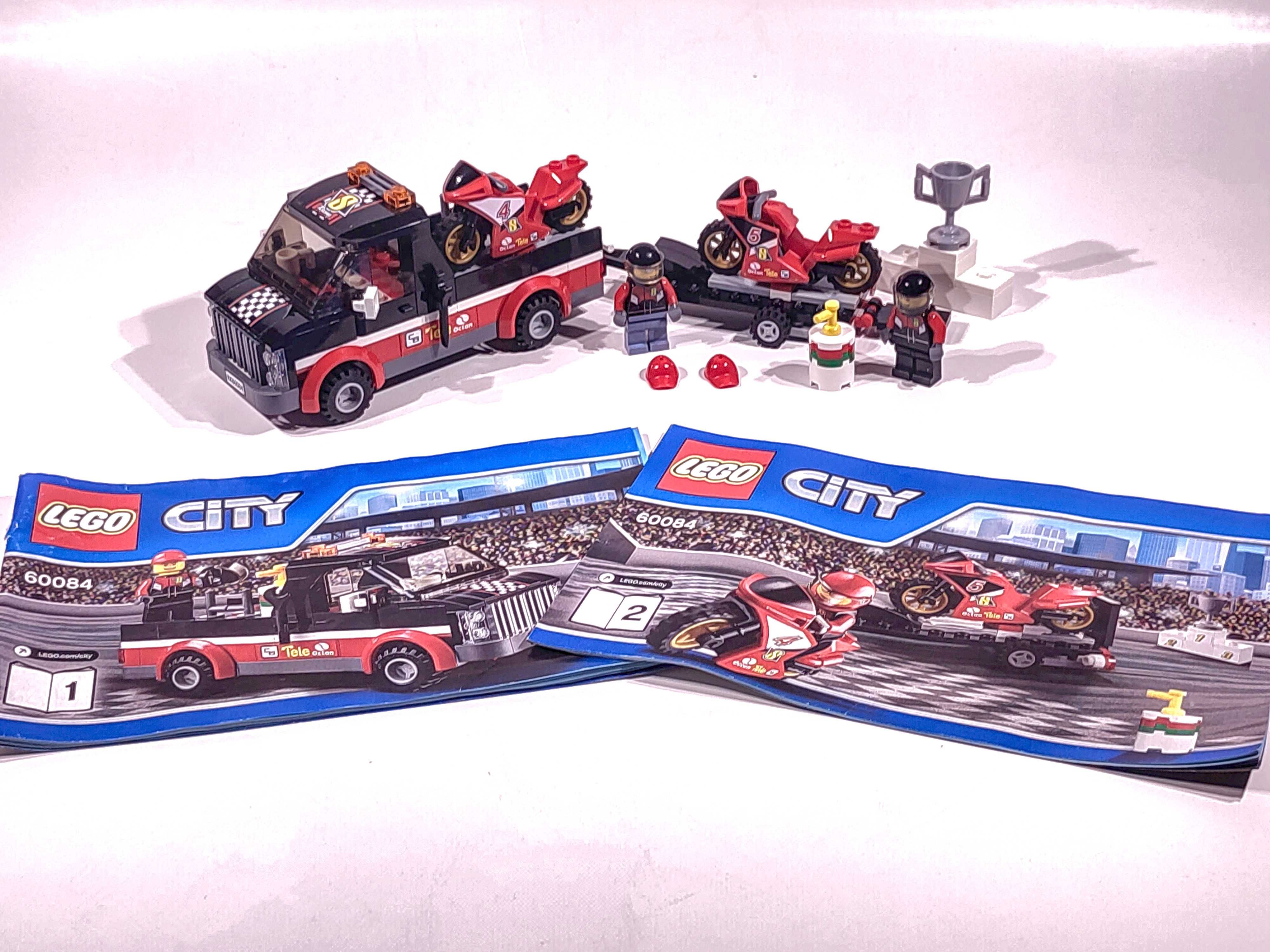 LEGO City 60084 - Transporter motocykli - Komplet 100%