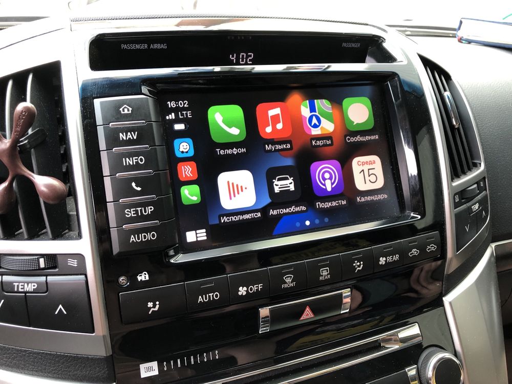 Установлю CarPlay , Android Auto в Toyota Land Cruiser 200