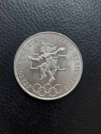 25 песо 1968 (серебро)