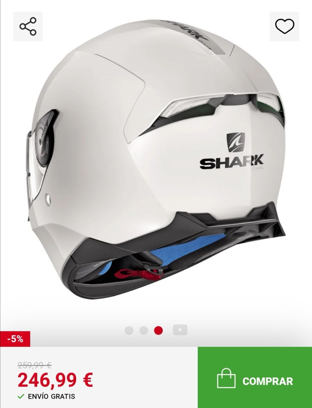 Capacete SHARK (leds)