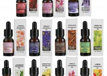 12x ZESTAW OLEJKÓW ETERYCZNYCH Zapachowych 100% Naturalne 12 Sztuk