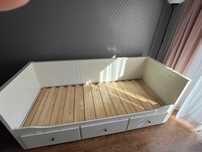 Łóżko łóżko pojedyncze, łóżko podwójne Hemnes Ikea 80x200/160x200