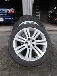 Alufelgi 17 cali Opel Astra z oponami lato Hankook 225/45/17