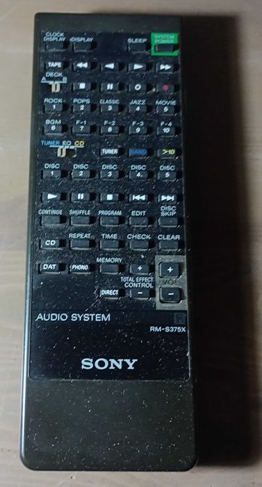 Oryginalny pilot Sony RM-S375X Audio System