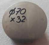 TYTAN Pręt wałek tytanowy fi- 70 x 32 mm