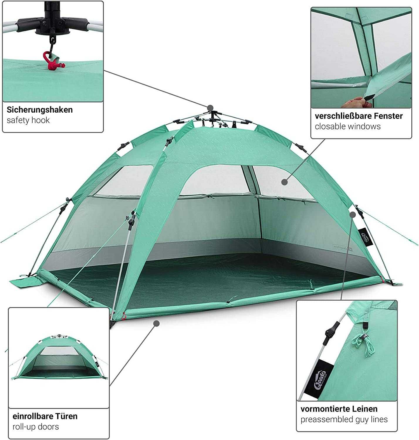 Палатка намет Qeedo Quick Palm Beach Tent Sun Shelter