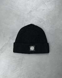 Шапка Stone Island N10B5 Wool-Knit Beanie Hat Black SI0112-BK