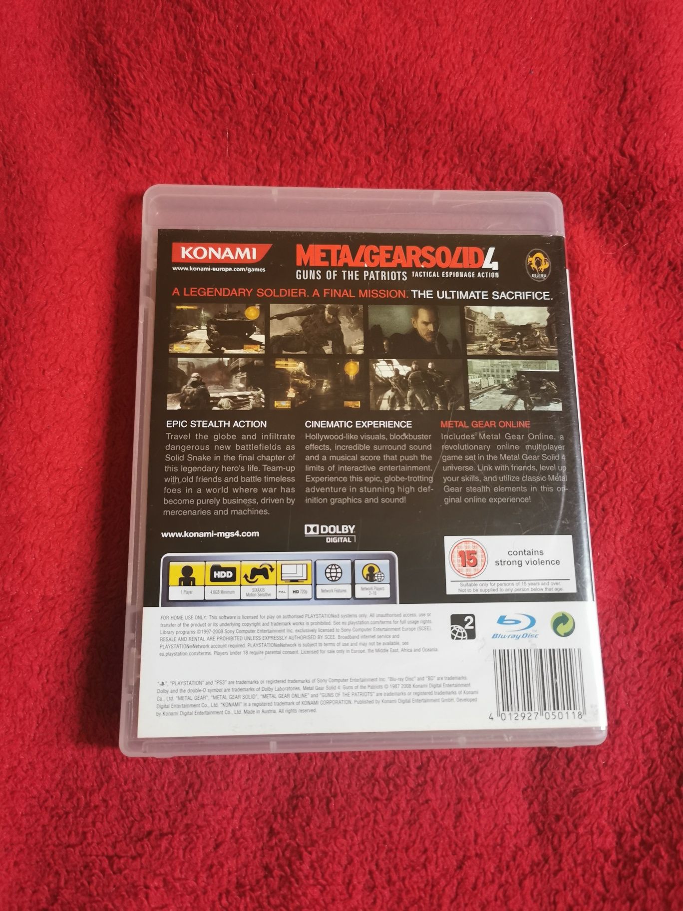 Metalgearsolid 4 ps3