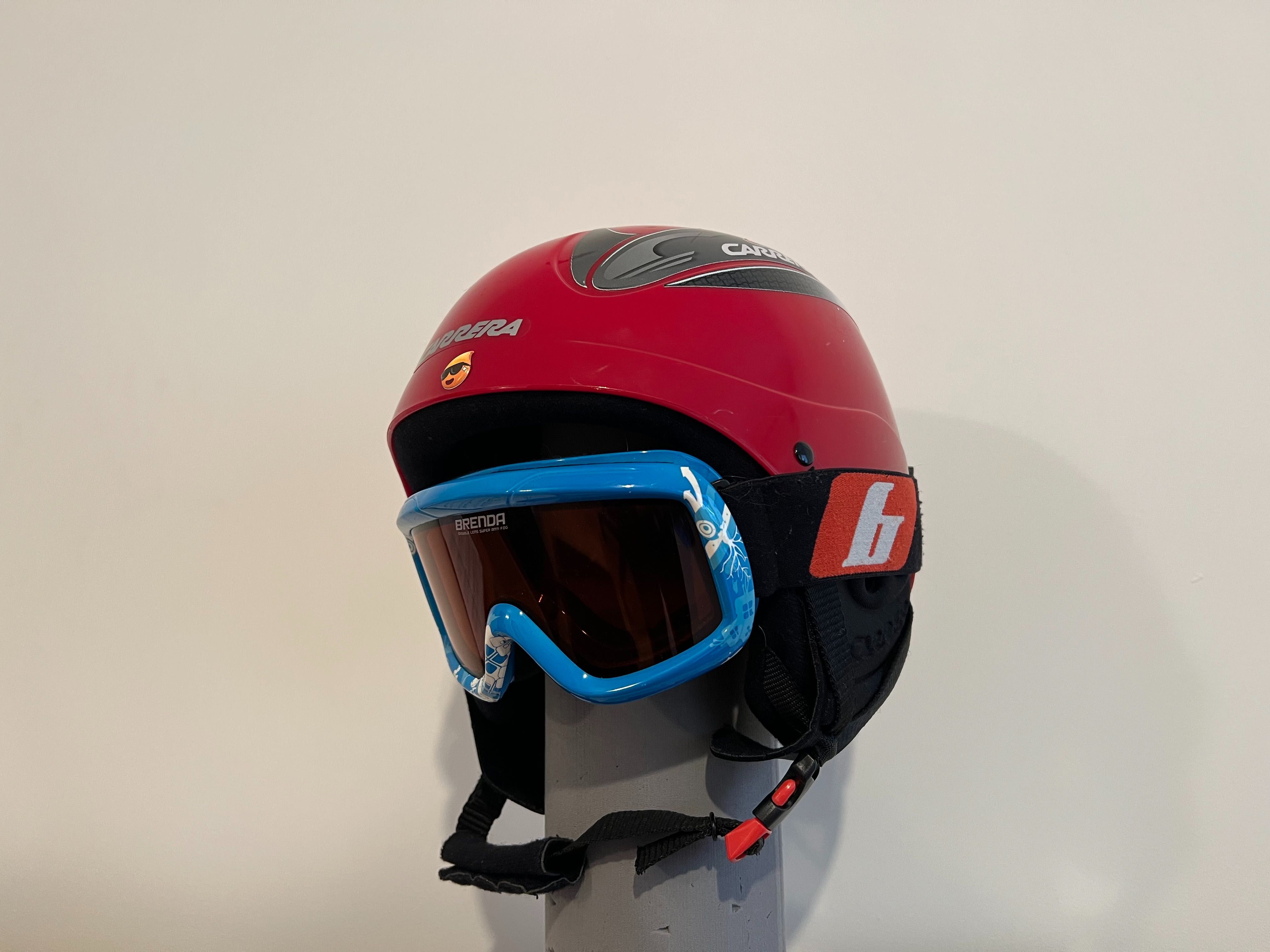 Kask narciarki Carrera + Gogle narciarskie brenda