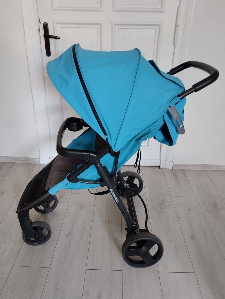 Wózek spacerowy do 23 kg Baby Design Clever niebieski