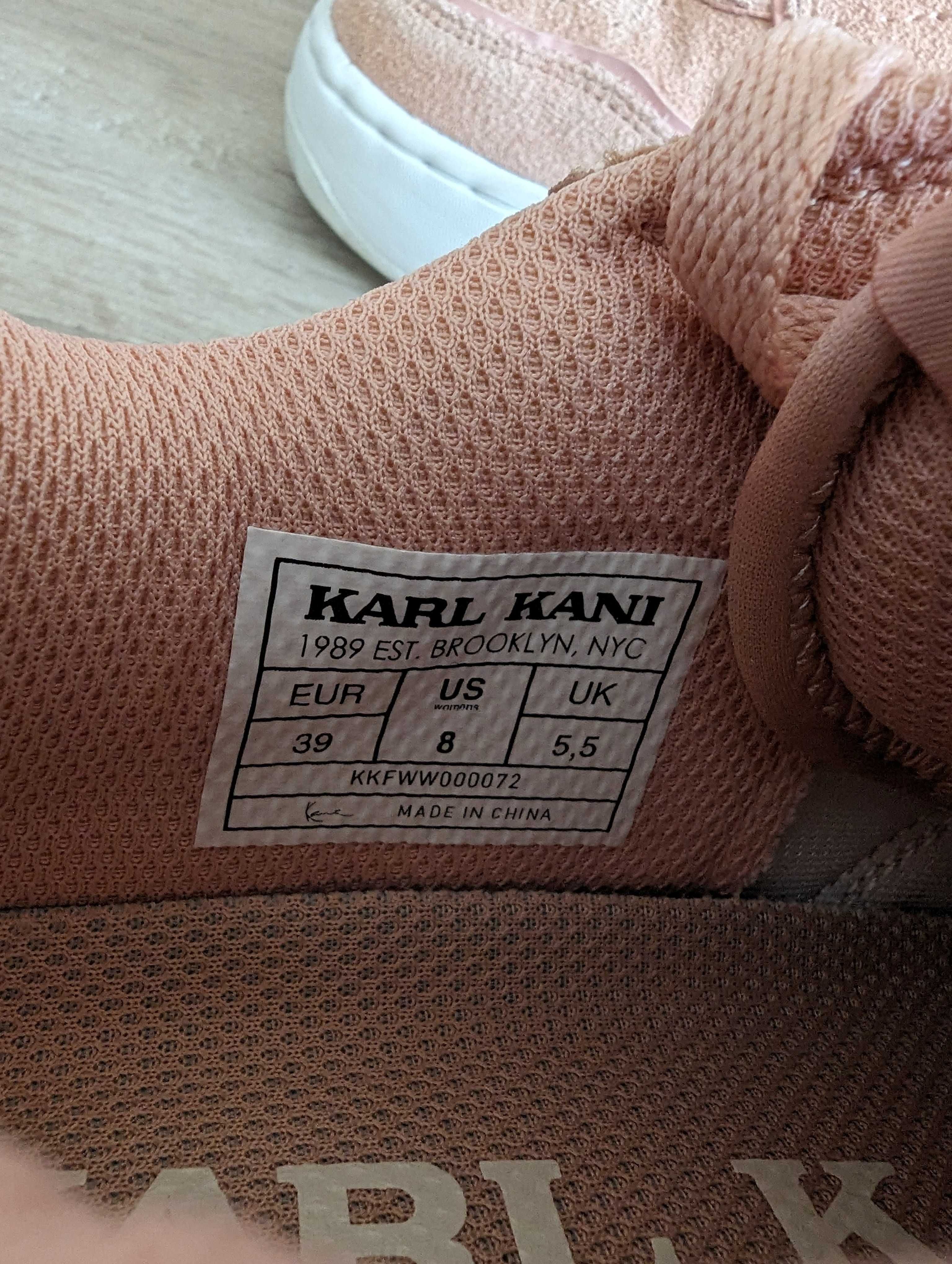 Замшевые кроссовки на платформе б/у Karl Kani 89 UP 39 р 25.5 см