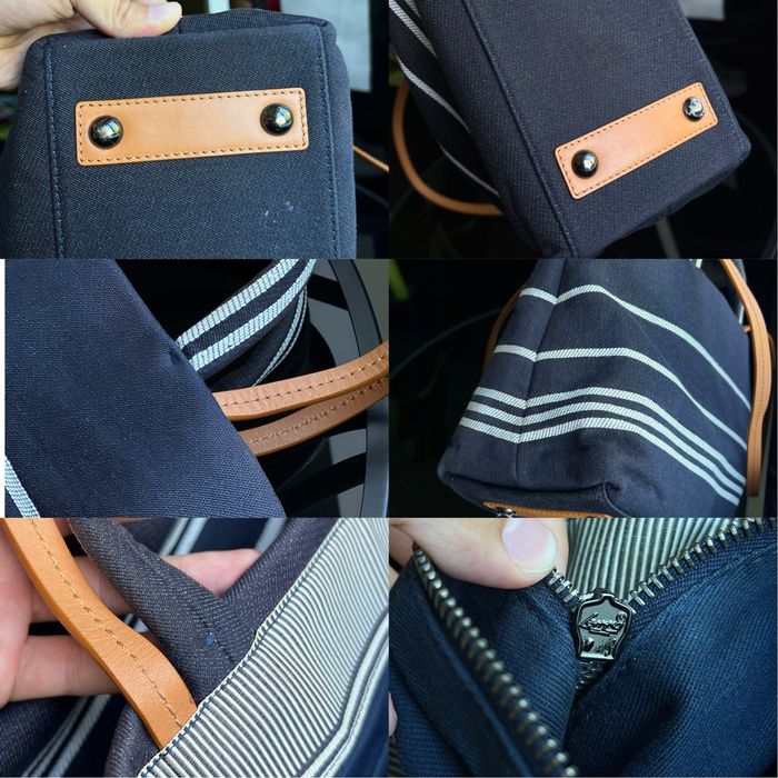 Chanel Canvas Tote navy/white — Made in Italy, Оригінал !