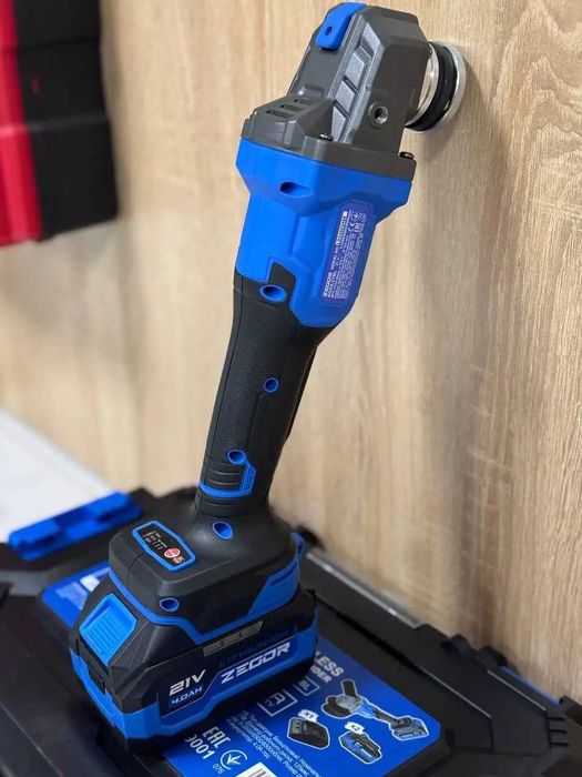 Болгарка аккумуляторная бесщеточная  ZEGOR 2 аккум Makita 4ам/зарядное