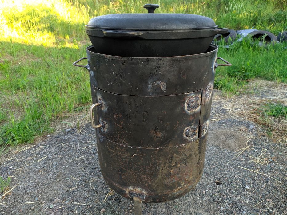 Печка для азиатского казана