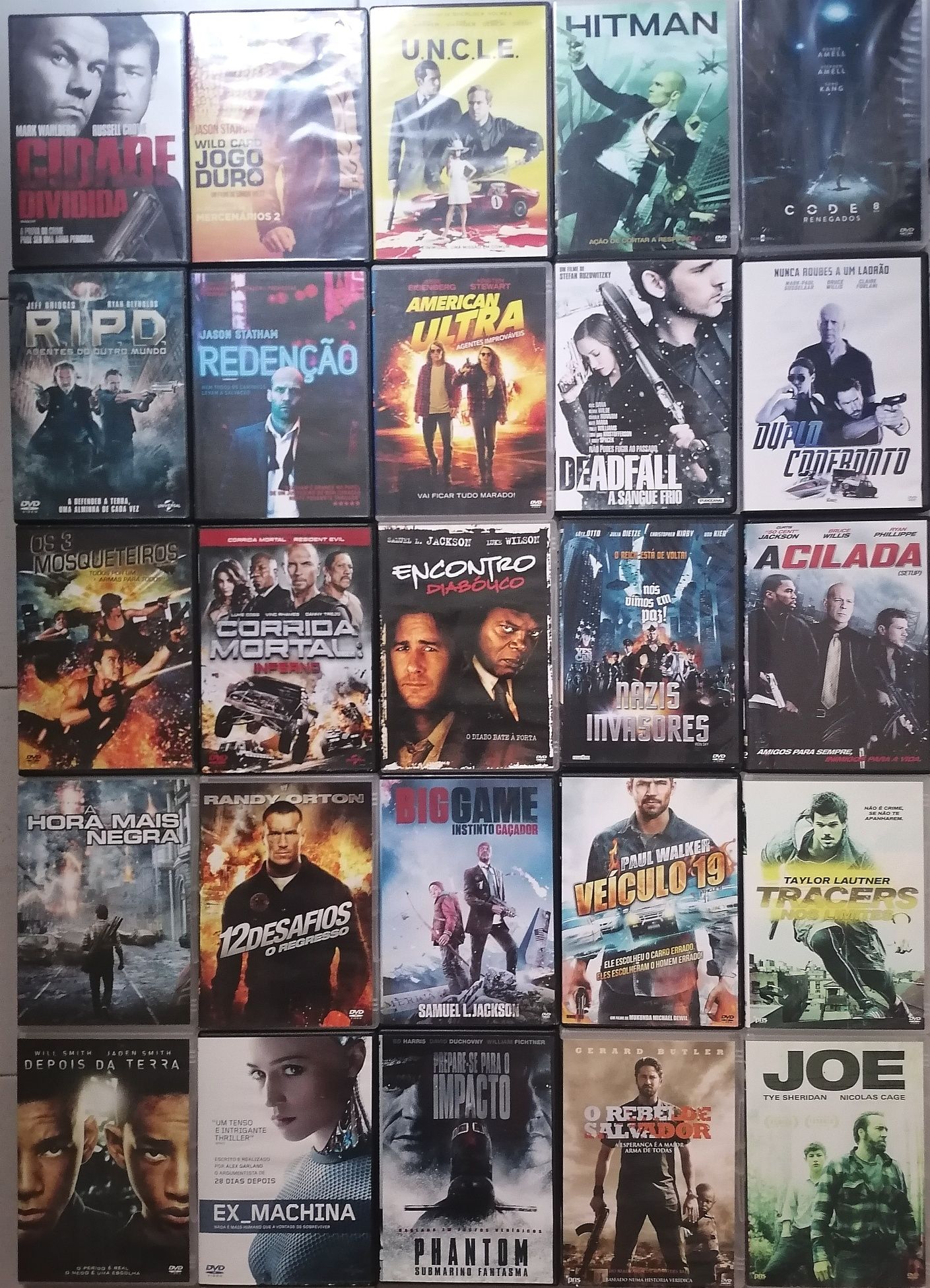 LOTE de 260 DVD's Originais / filmes / séries /  (LOTE 53)