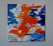 obraz akrylowy abstrakcja 30x30 cm