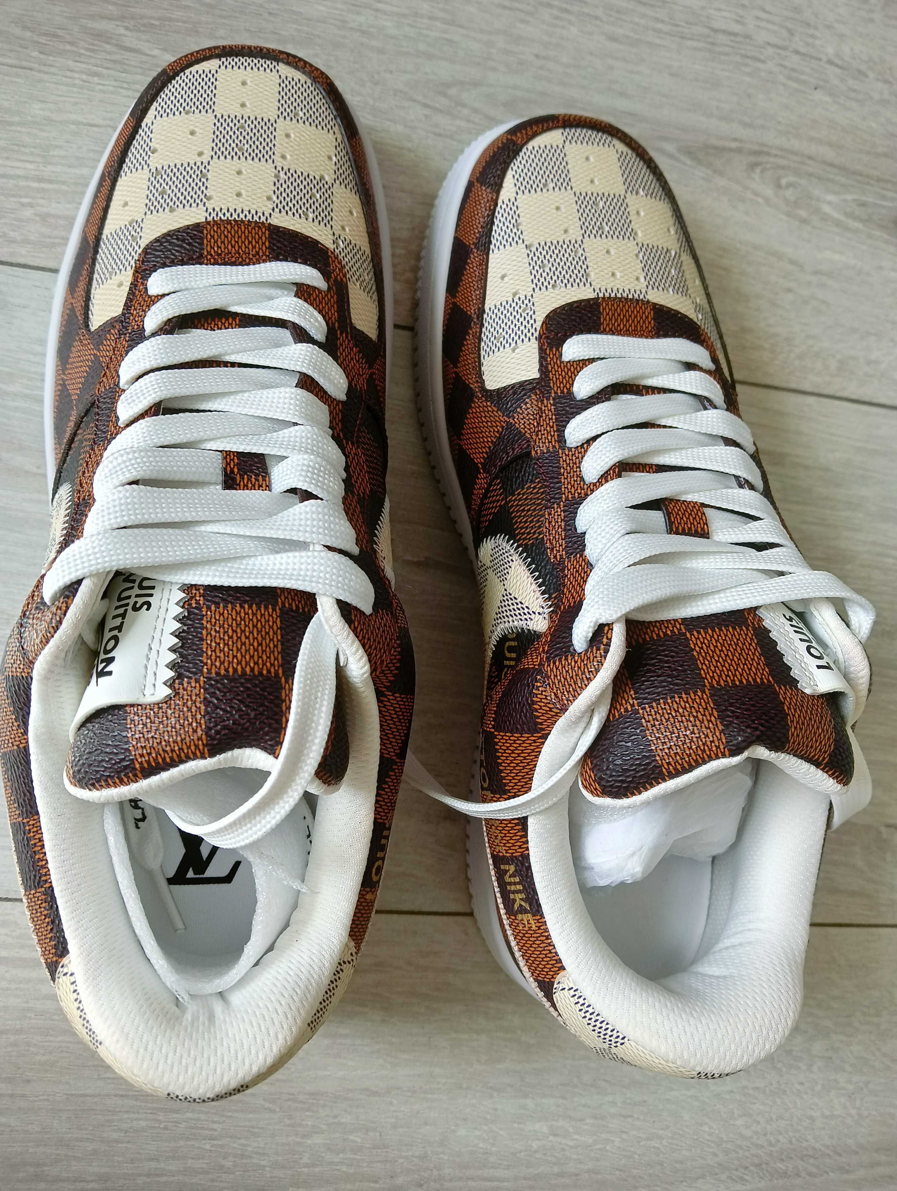 Super modne sneakersy Nike Air Force 1 Louis Vuitton