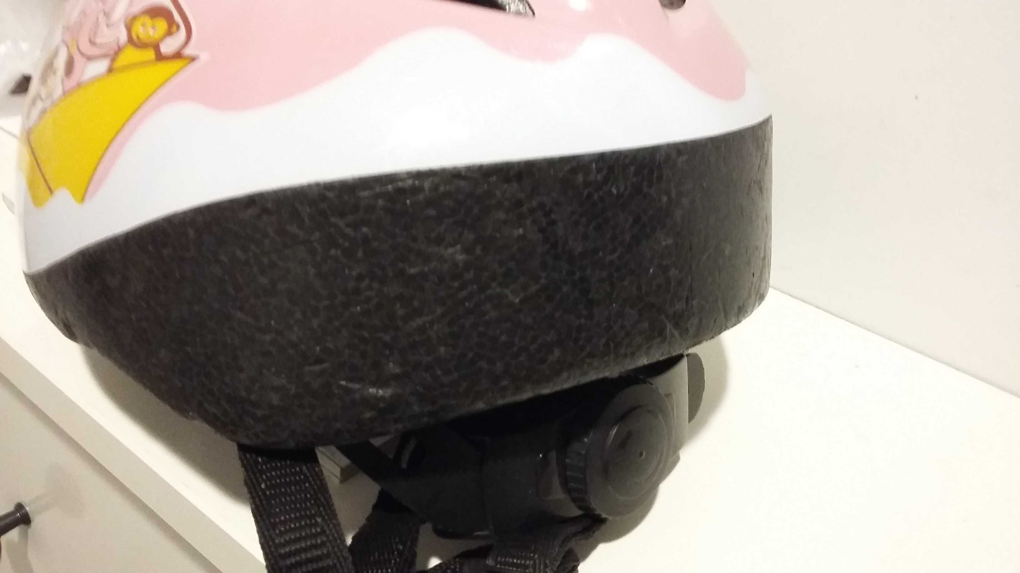 Kask rowerowy dla dziewczynki BTwin Baby H 300 pink