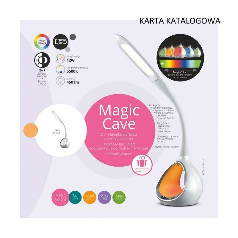 Lampa biurkowa LED Magic Cave Nilsen HG003
