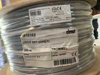 Kabel sterowniczy Elmat LIYCY 2x1mm², szary, 500m