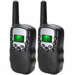 Walkie Talkie 2 Szt Krótkofalówki Duży Zasięg Do 3 Km Łoki Toki Czarne