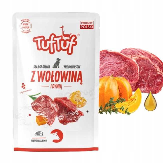 Karma mokra dla psa TUF TUF Mix smaków Zestaw 40 x 100 g