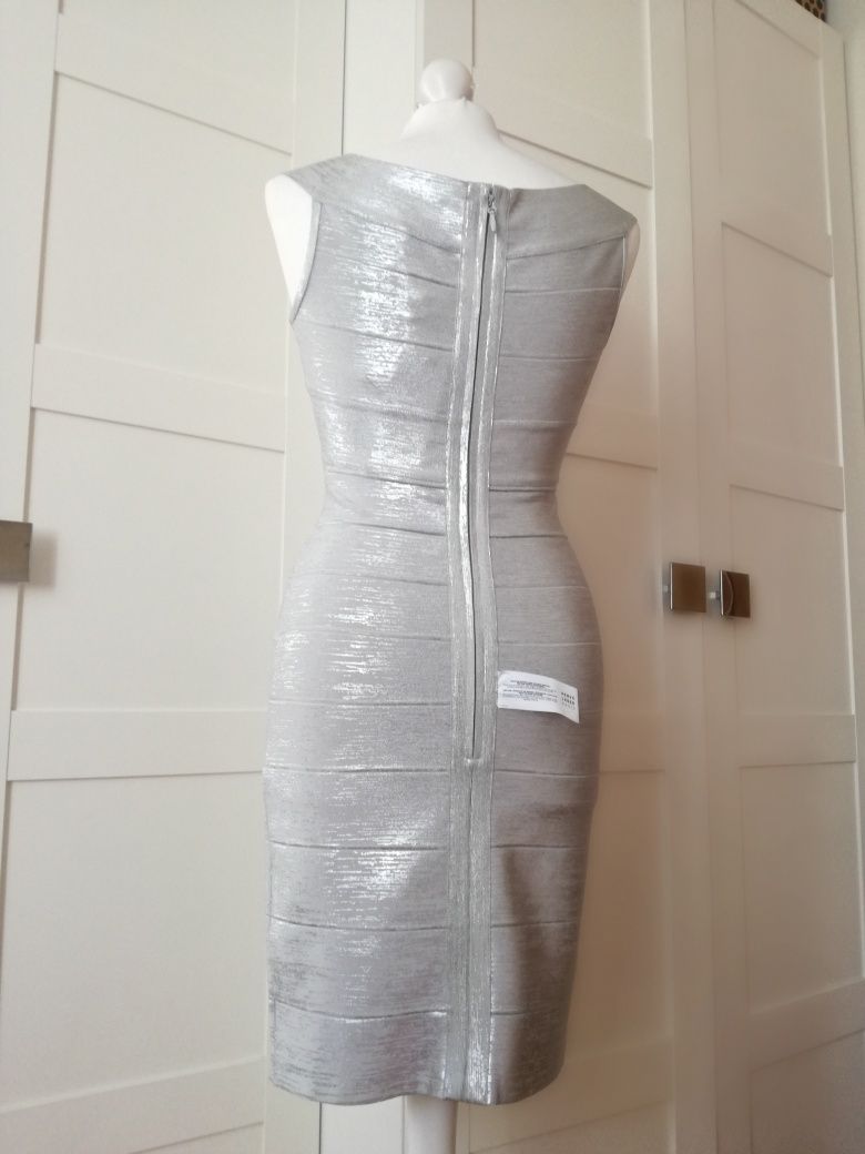 Herve Leger Paris Sukienka bandażowa M nowość oryginał nowa Paris Hilt
