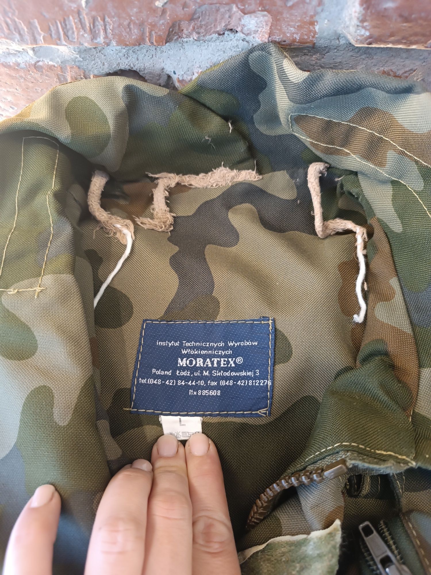 Kamizelka wojskowa MORATEX L, XL plecak wojskowy Kostka