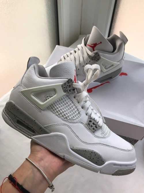 Jordan 4 Retro White Oreo 42