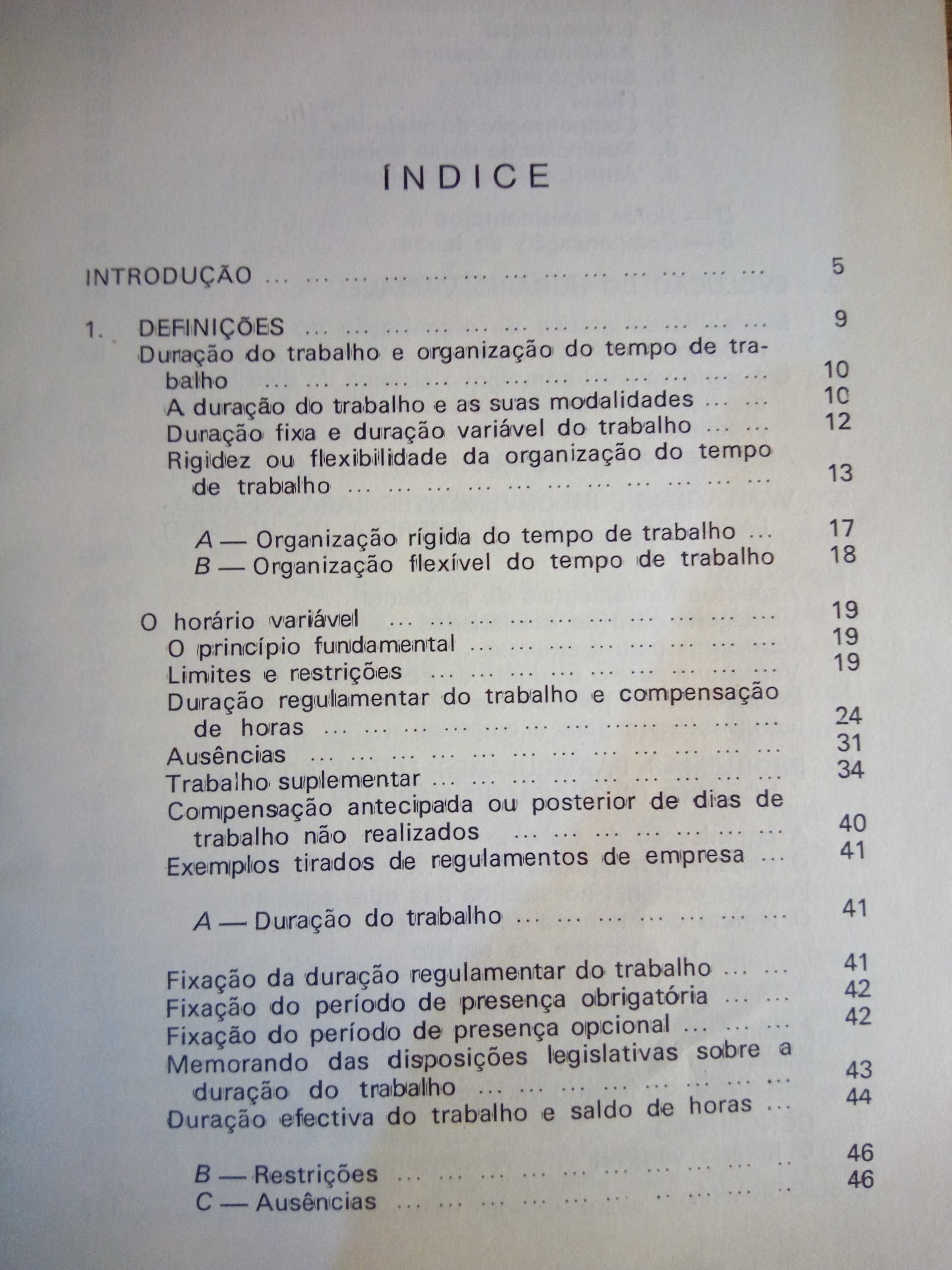 O horário variável, Heinz Allenspach. 1977