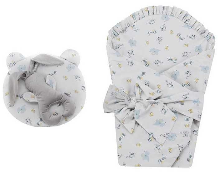 Rożek z Falbanką w Zestawie z Poduszką i Maskotką Miu-Mio S-Bw_08