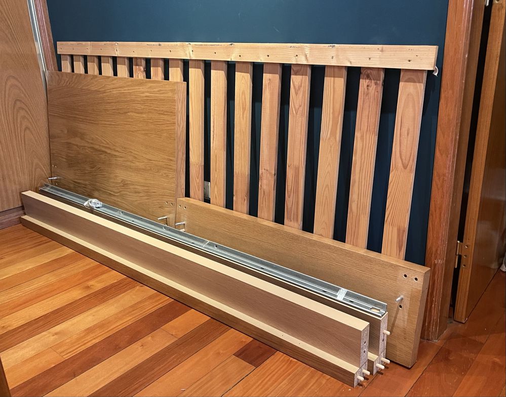 Cama 90x200 Malm IKEA Carvalho
