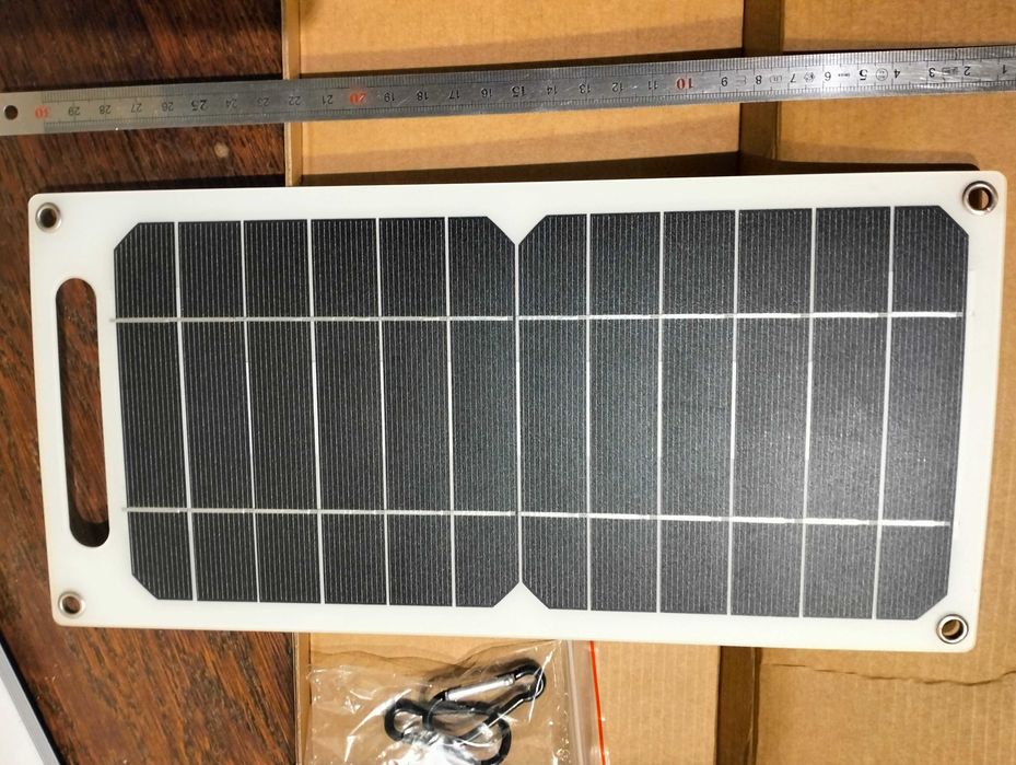 солнечные панель и контроллер зарядки ЮСБ