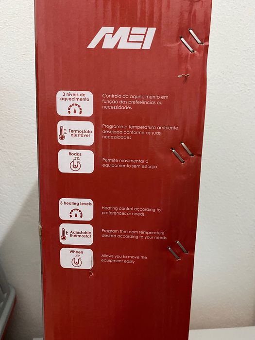 Aquecedor a óleo MEI RA2010 – 1500W, quase novo