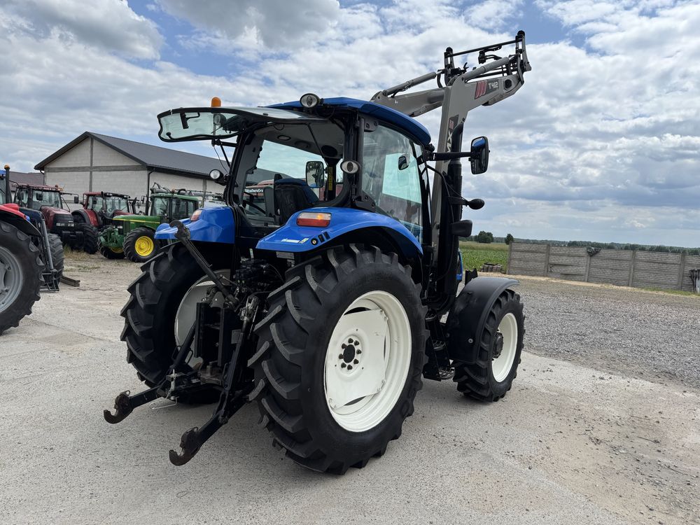 New Holland t6010, 12r z ładowaczem nowe opony brutto