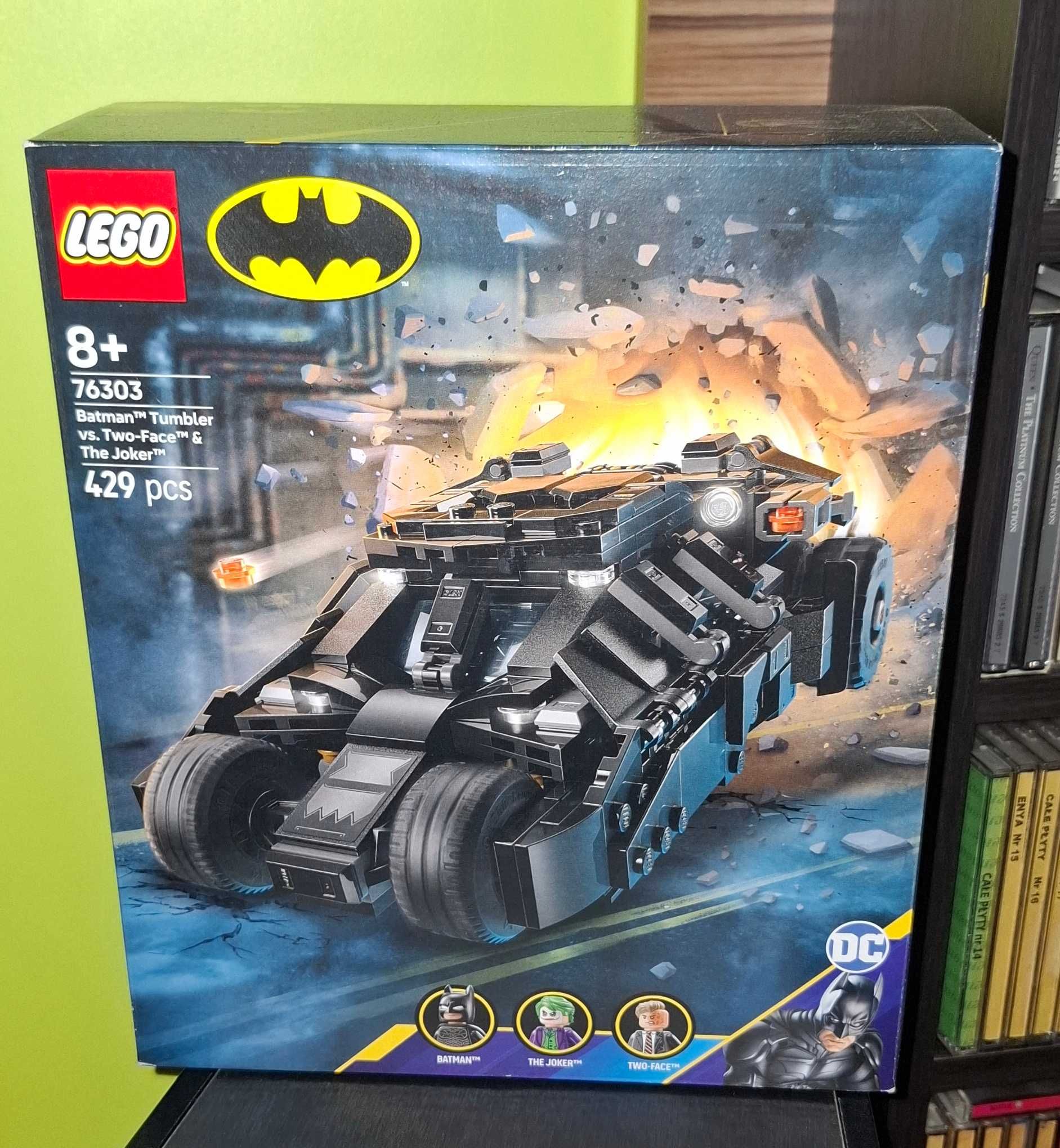 LEGO  Super Heroes 76303 - Tumbler Batmana kontra Dwie Twarze i Joker