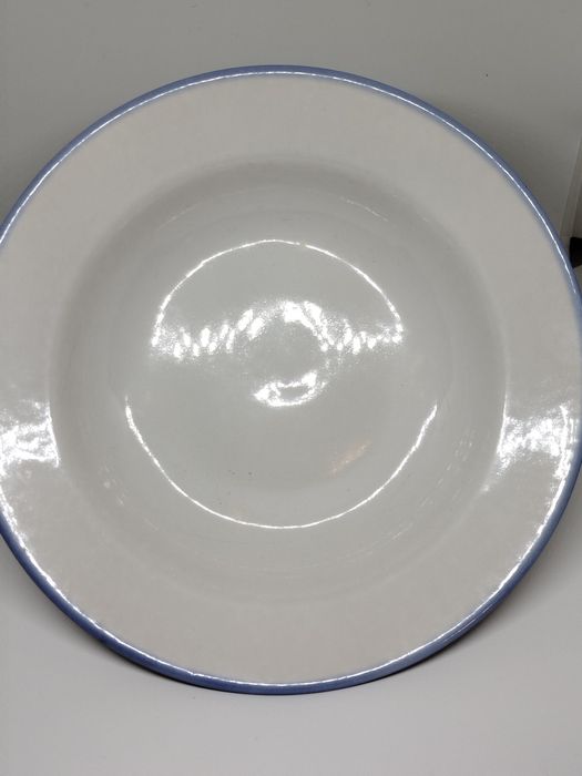 4 talerze tułowice niebieskie