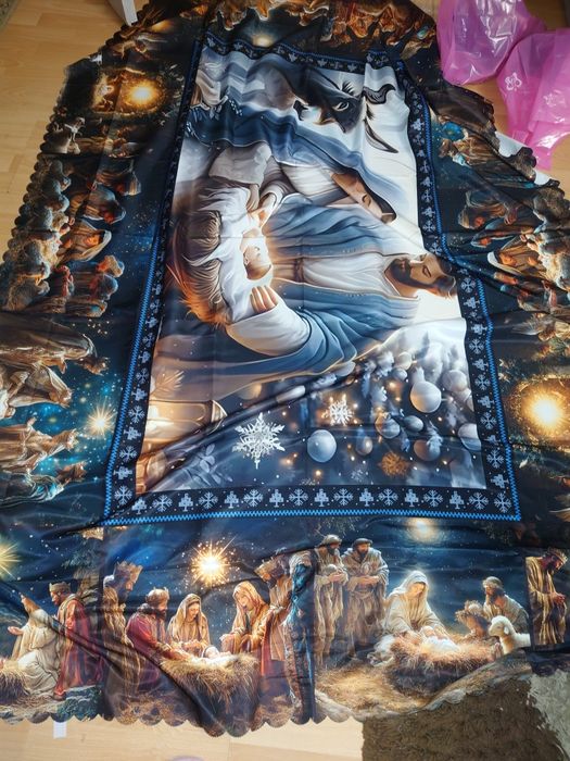 Piękny obrus świąteczny prezent